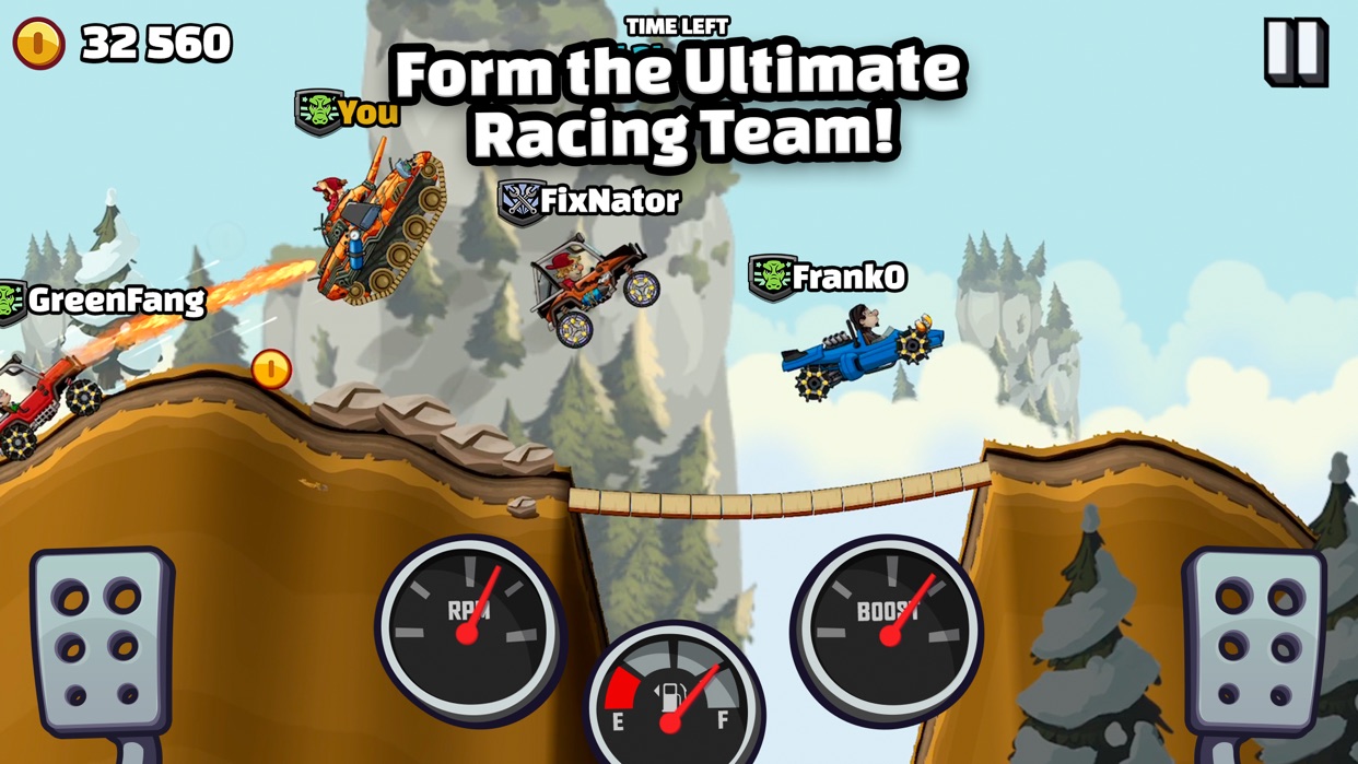 Hill Climb Racing 2 — гонка по городской трассе